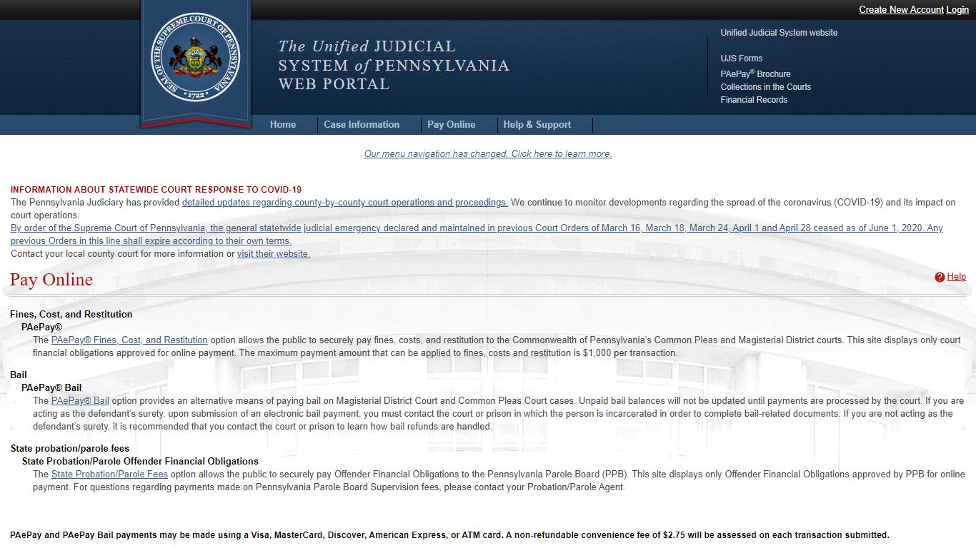 Pennsylvania's Unified Judicial System